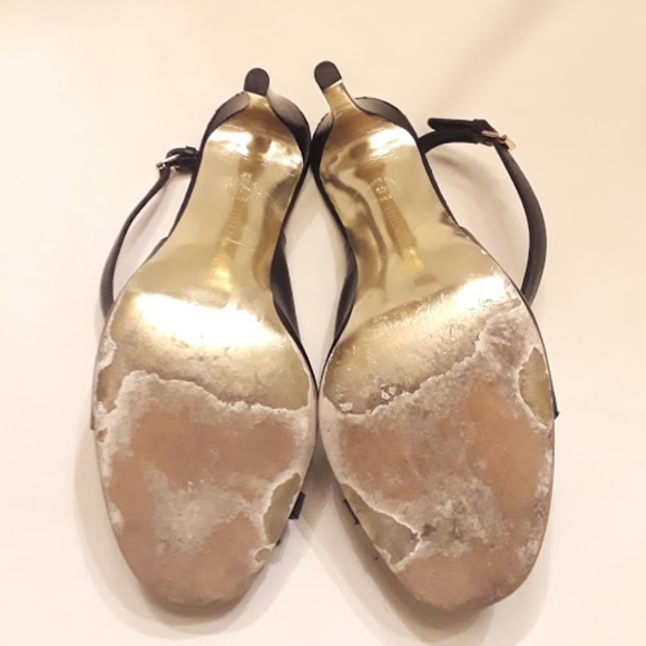 Stella McCartney Vegan Leather Cutout Sandals - Picture 7 of 8